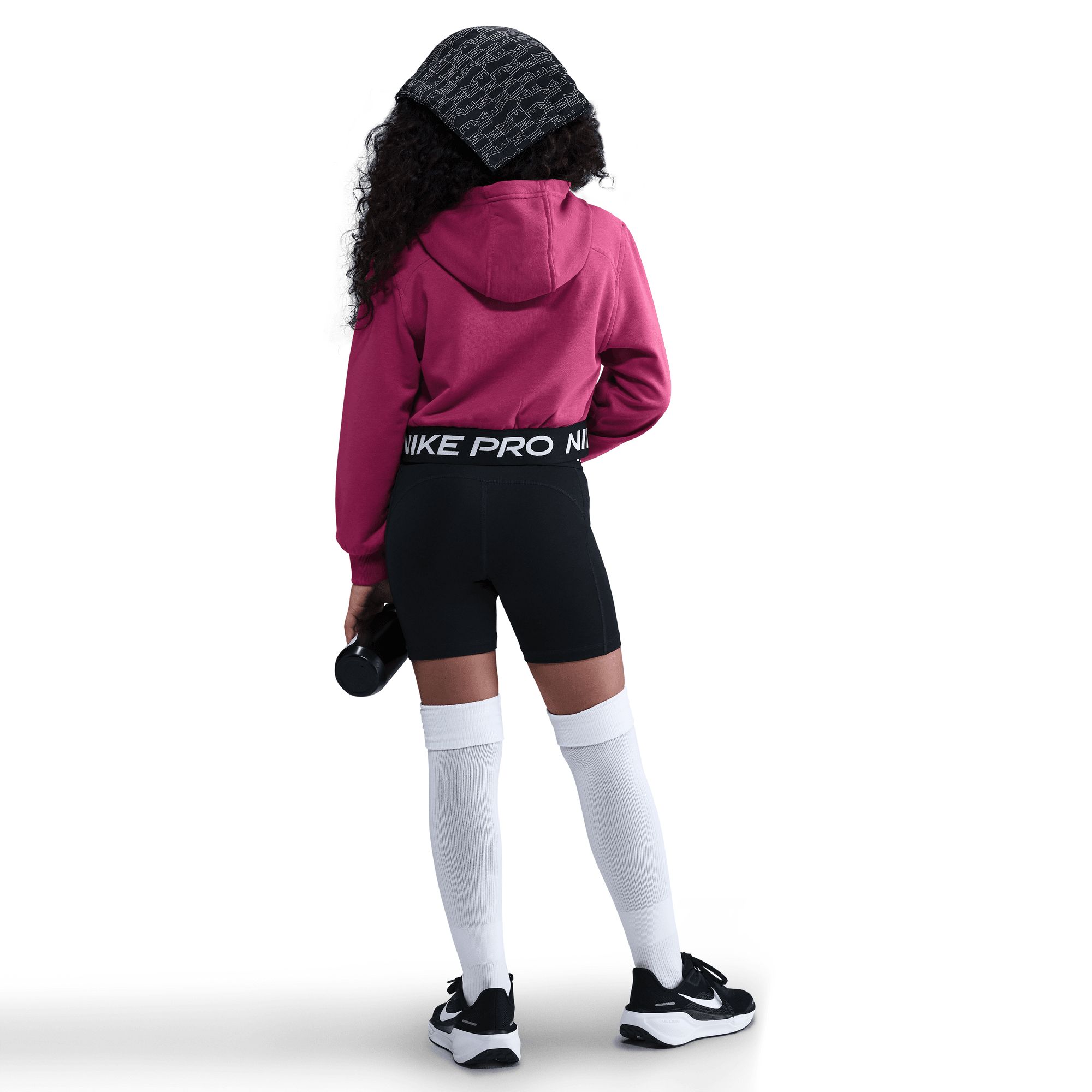 Nike Pro Girls' Dri-FIT Fleece Full Zip Hoodie