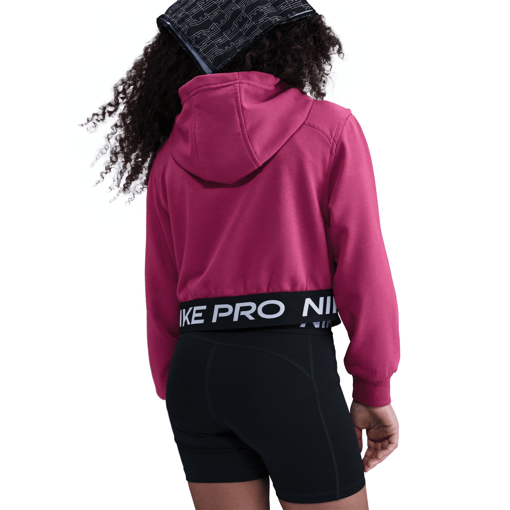 Nike Pro Girls' Dri-FIT Fleece Full Zip Hoodie