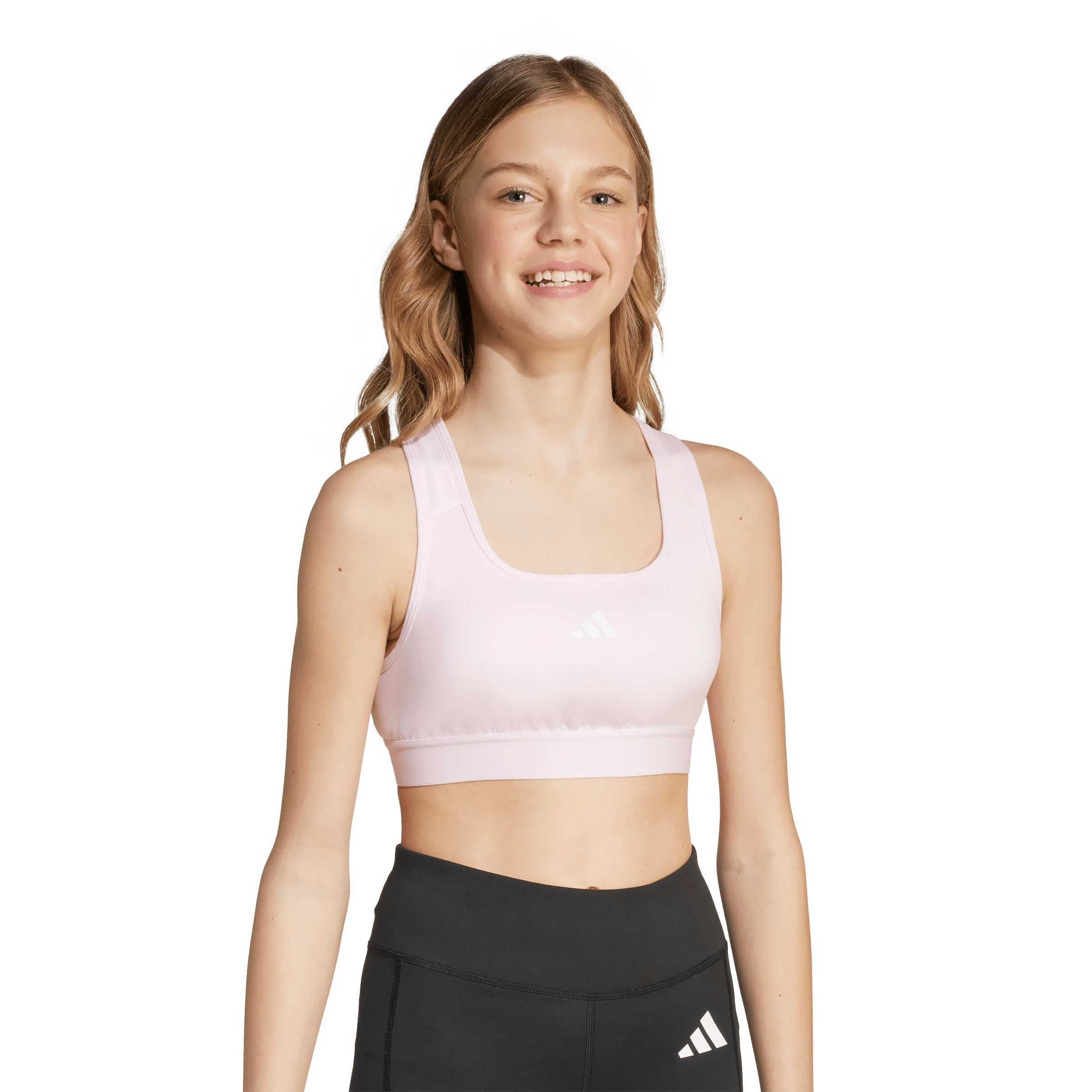 adidas Junior Kids' Powerreact Sports Bra
