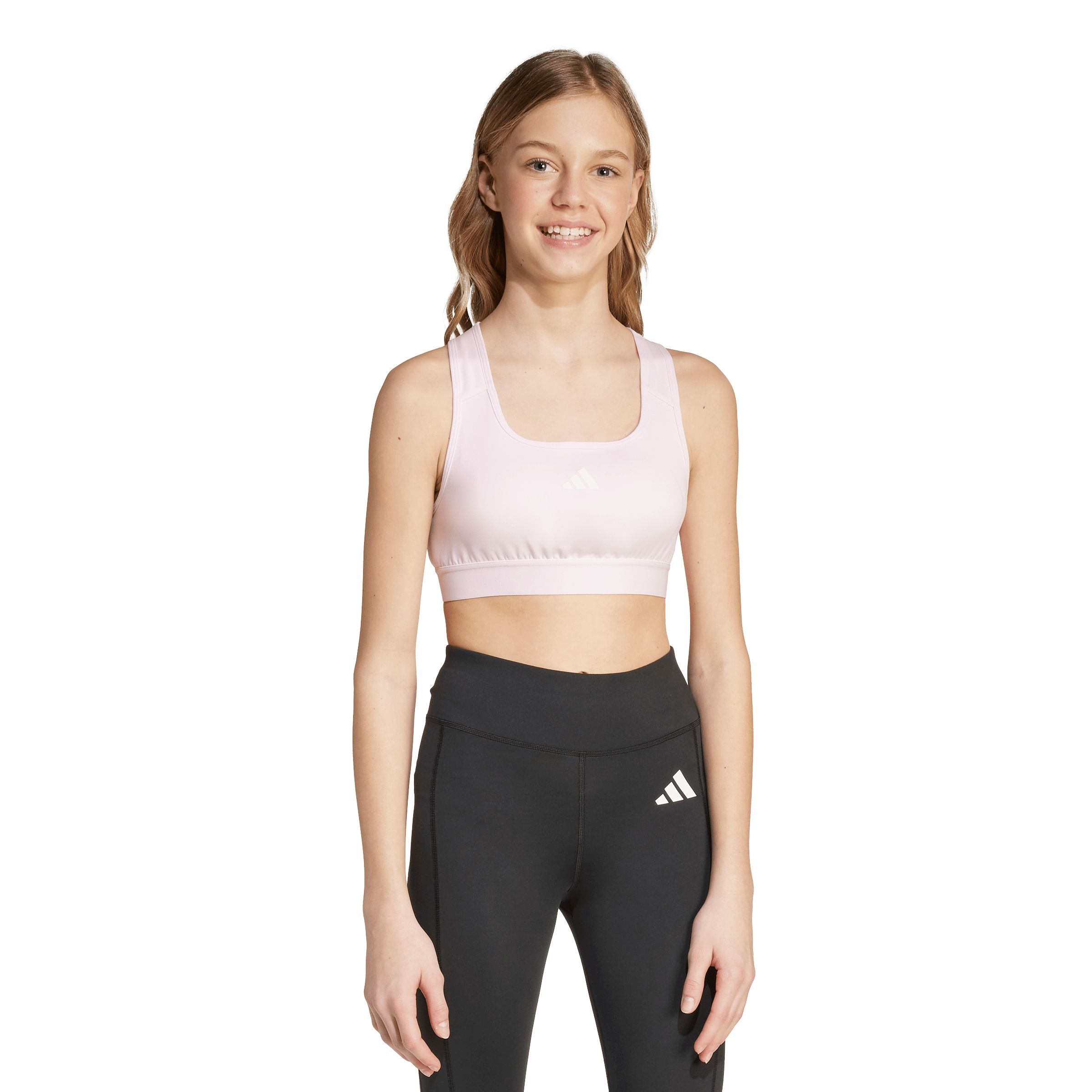 adidas Junior Kids' Powerreact Sports Bra