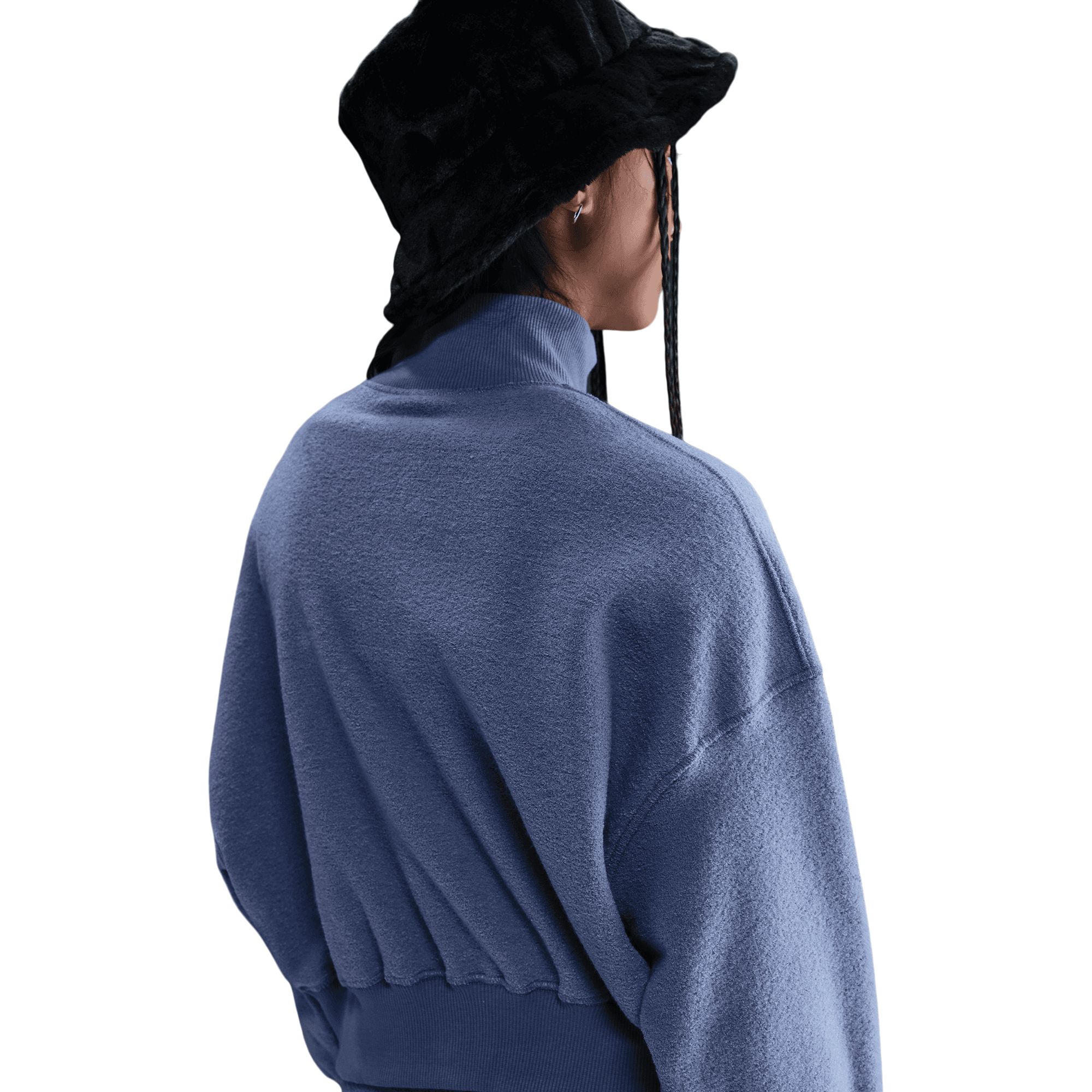 Nike Sportswear Girls' Cozy 1/4 Zip Long Sleeve Fleece Top