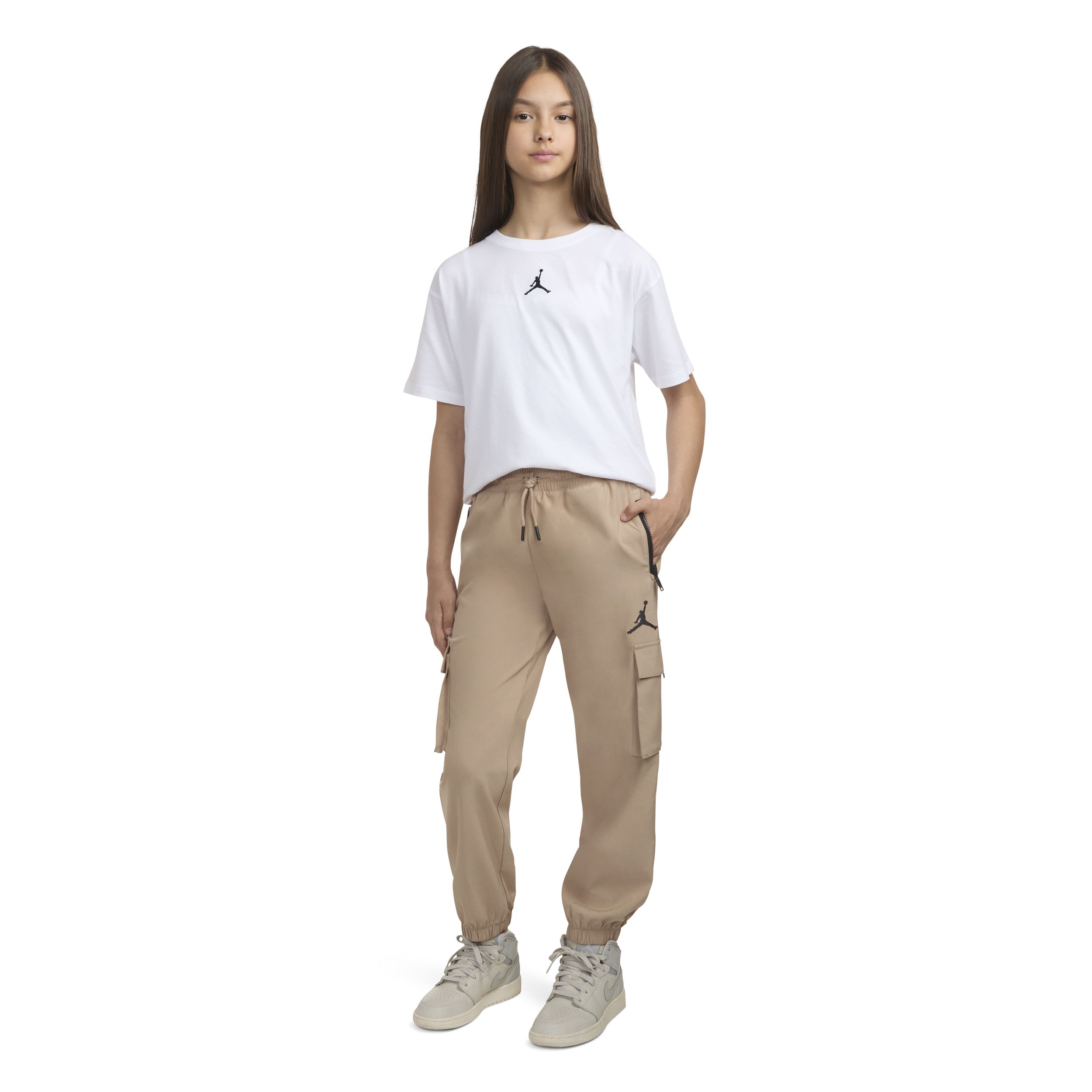 Jordan Kids' Post Up Twill Fabric Cargo Pants