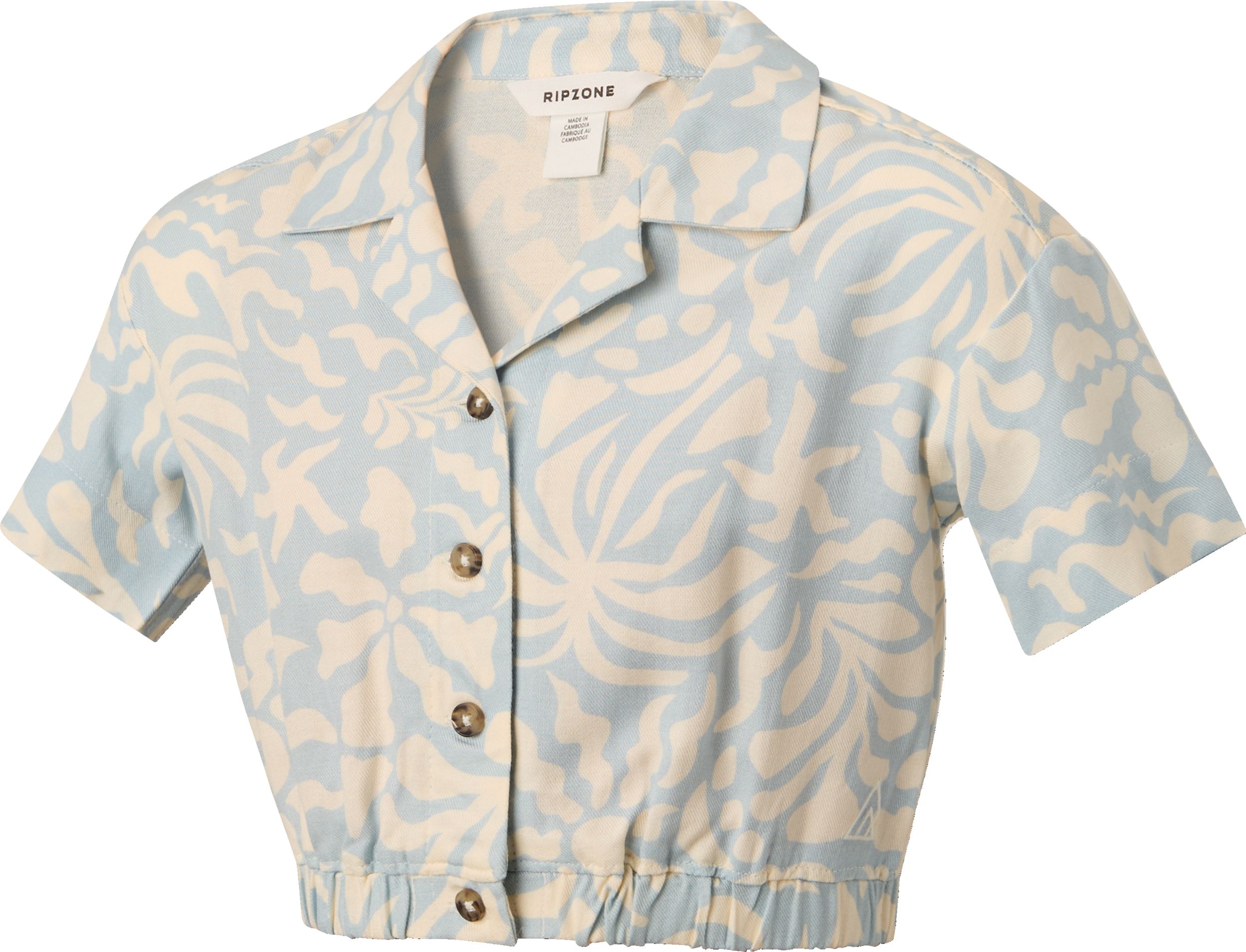 Ripzone Kids' Horizon Cropped Woven Top