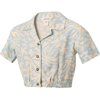 Ripzone Kids' Horizon Cropped Woven Top Front_Angled_Left