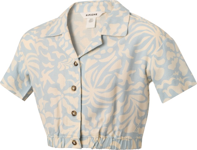 Ripzone Kids' Horizon Cropped Woven Top