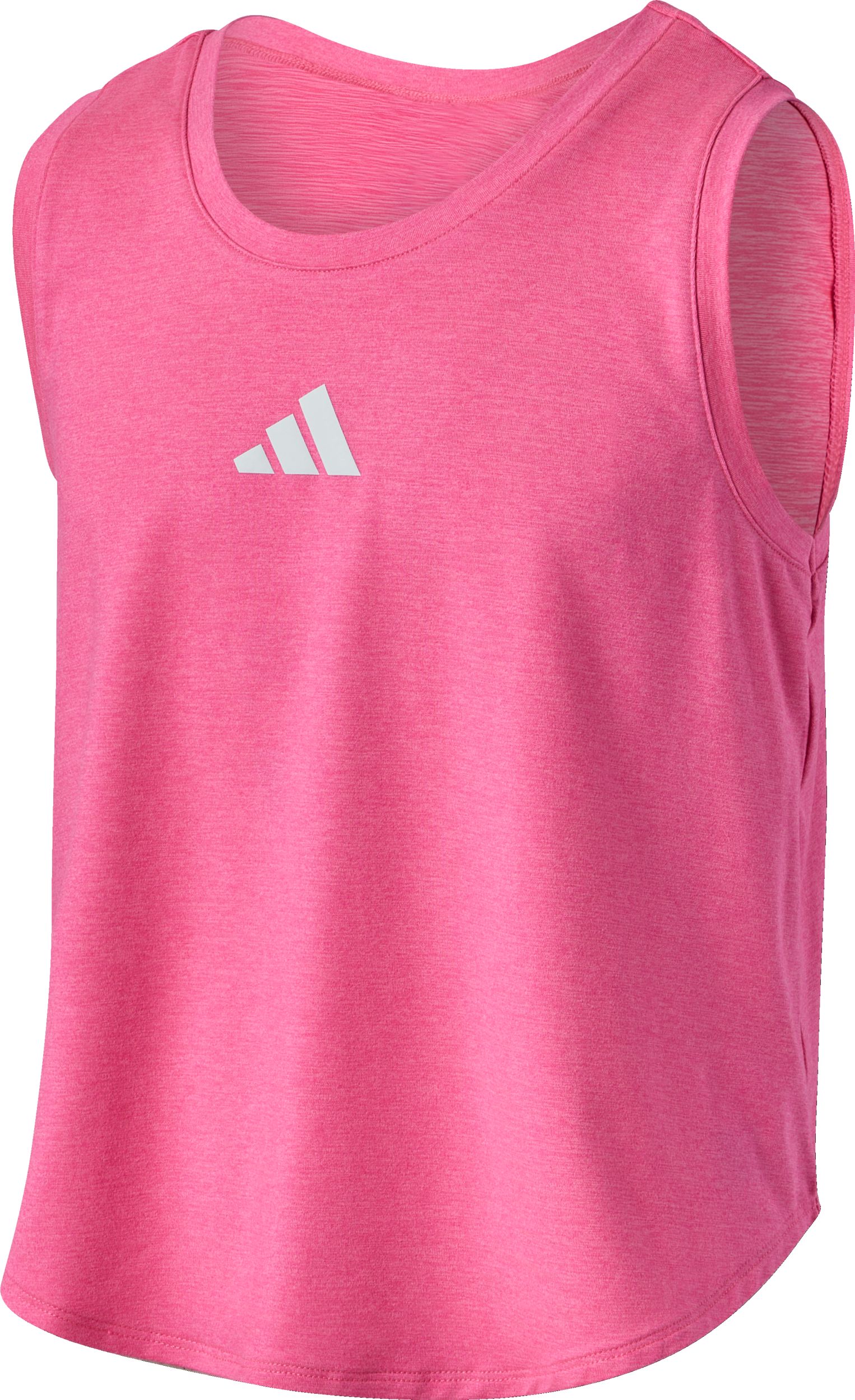 adidas Kids' Melange Flounce Athletic Tank Top
