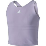 adidas Kids' Ribbed Training Tank Front_Angled_Left