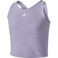 adidas Kids' Ribbed Training Tank Front_Angled_Left