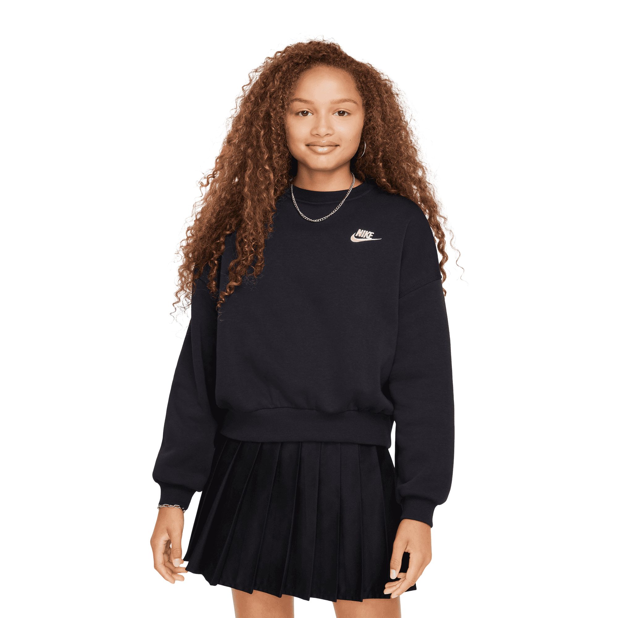 Nike Sportswear Girls' Club Fleece LBR Sweatshirt