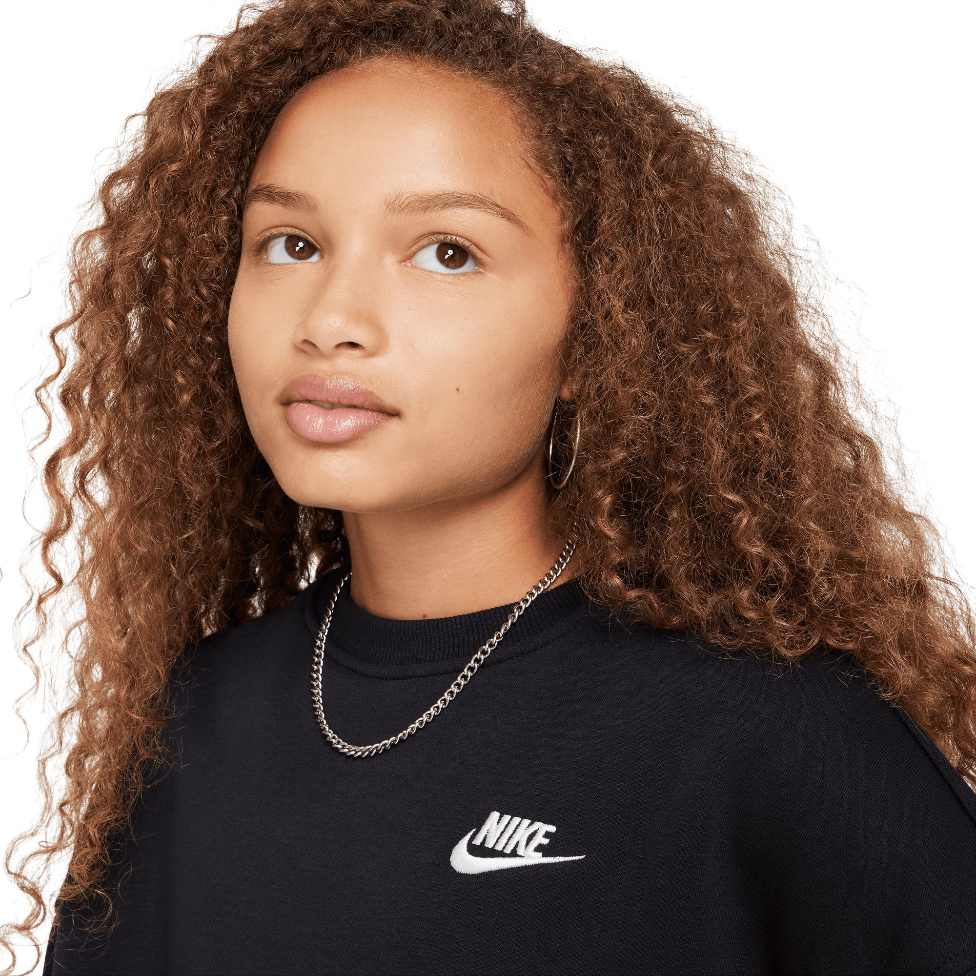 Nike Sportswear Girls' Club Fleece LBR Sweatshirt