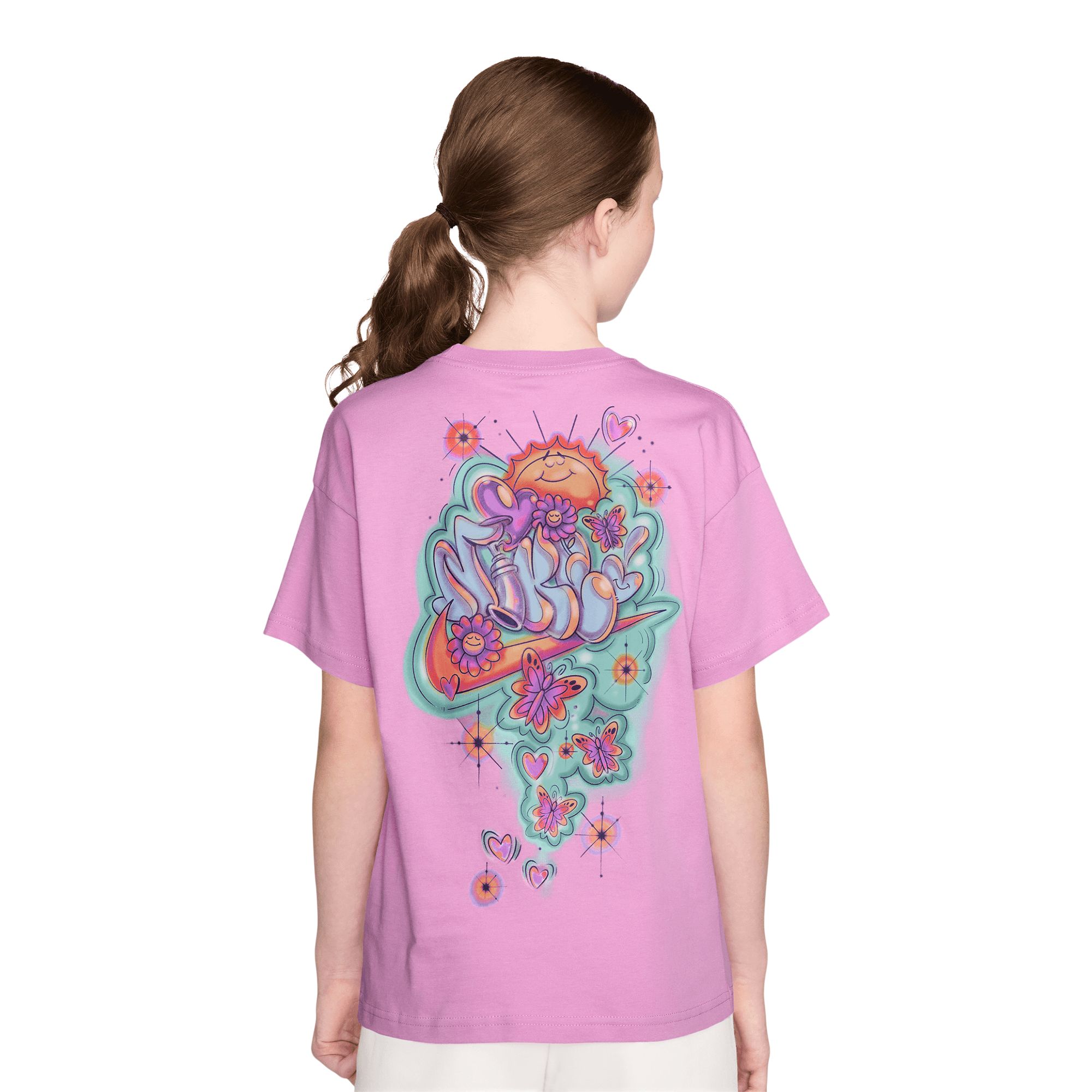 Nike Sportswear Girls' OC Boy Airbrush T-Shirt