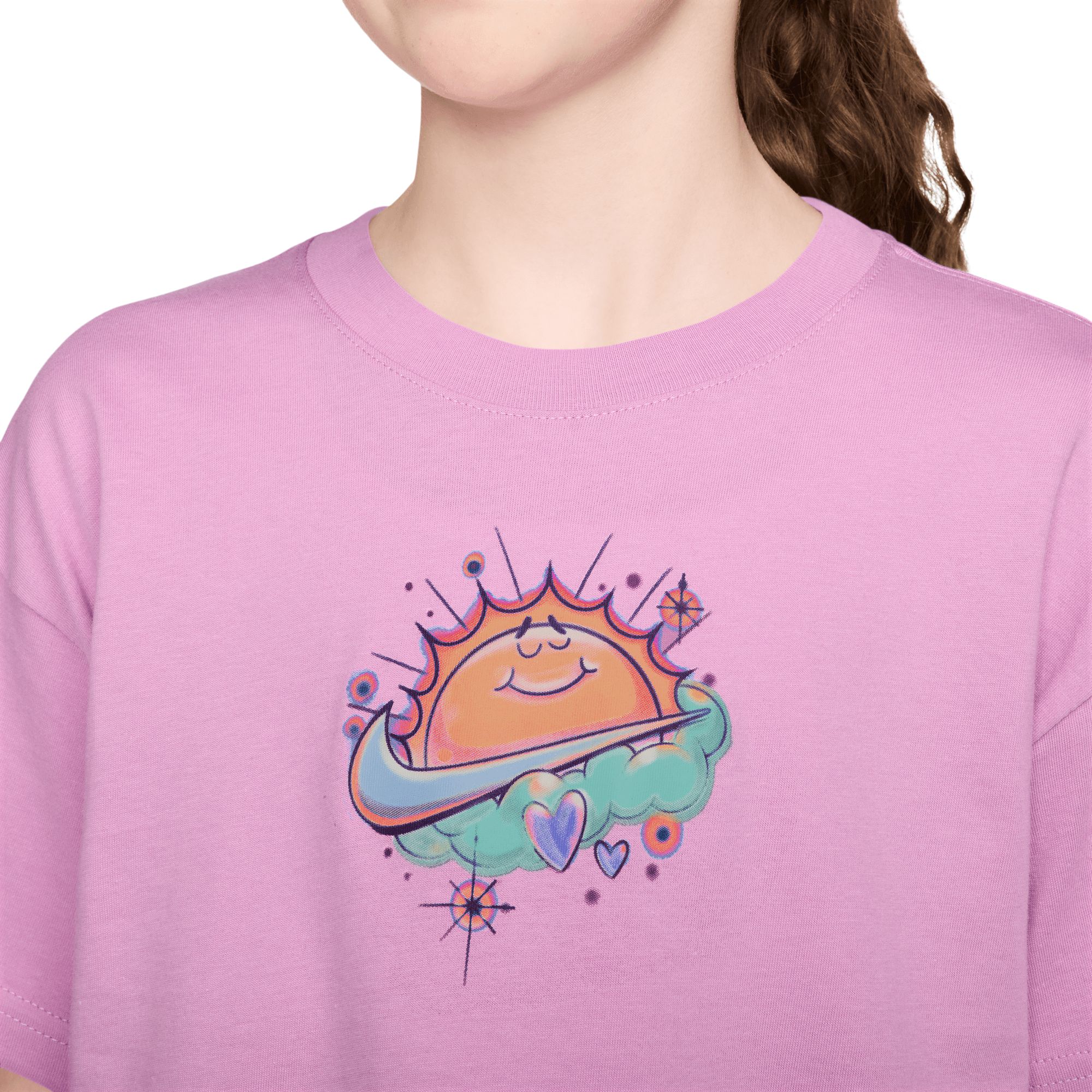 Nike Sportswear Girls' OC Boy Airbrush T-Shirt