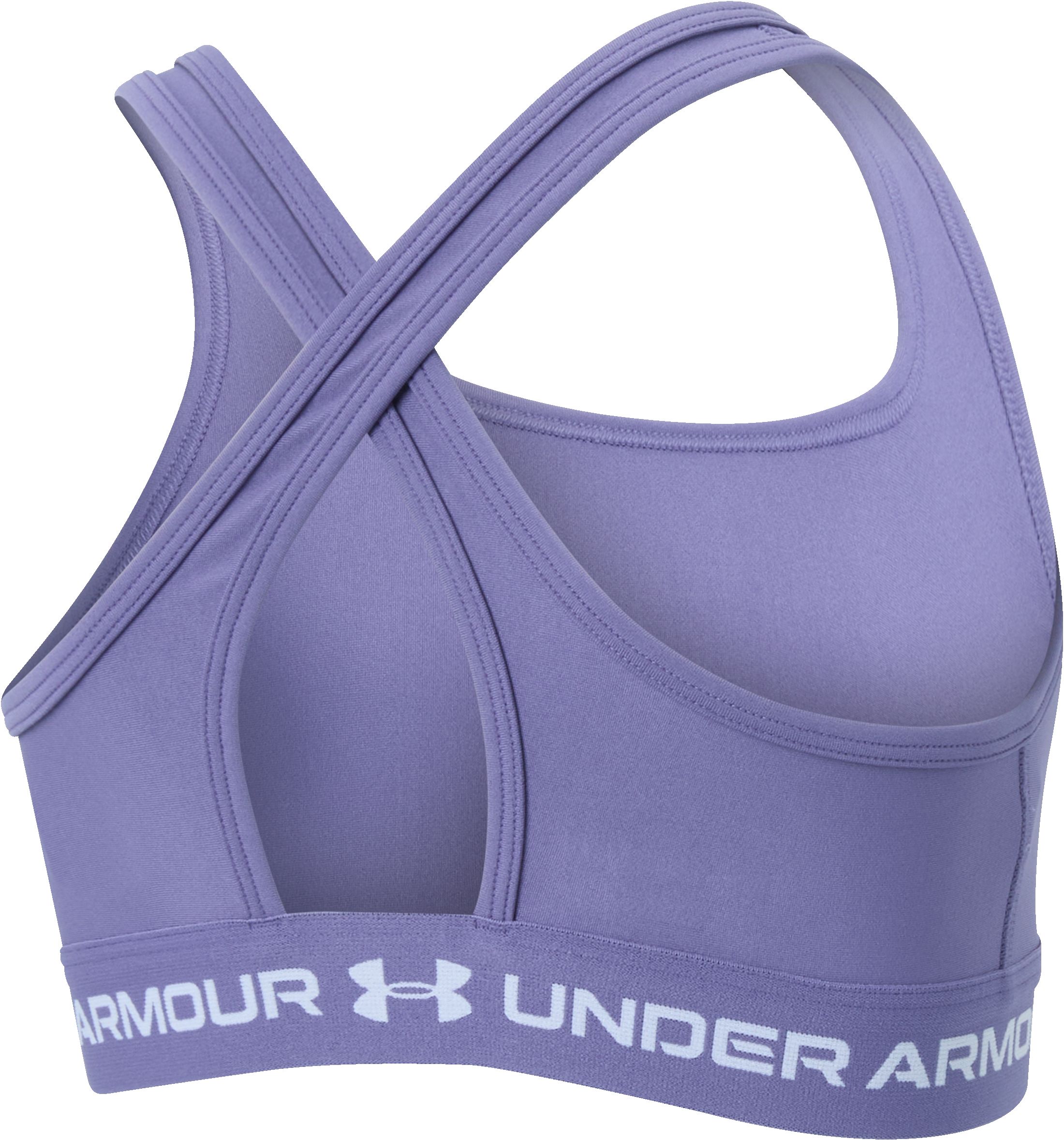 Under Armour Kids' Crossback HeatGear Sports Bra