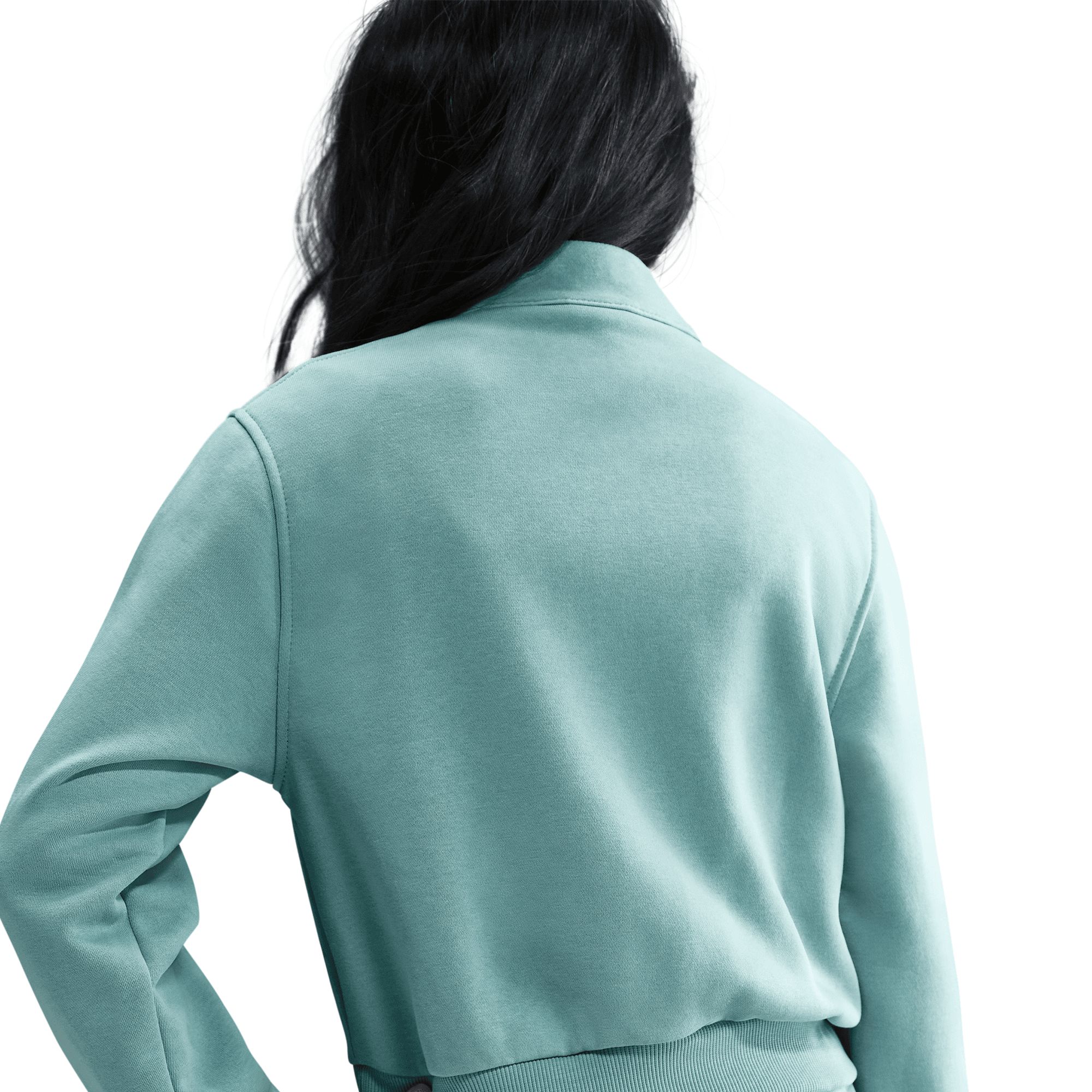 Nike Sportswear Girls' Club Fleece 1/2 Zip Long Sleeve Top