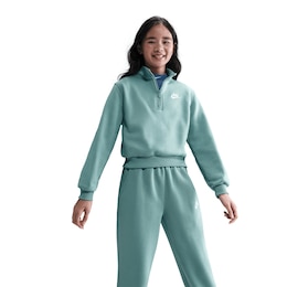 Nike Kids' Sportswear Club Fleece Half-Zip Long Sleeve Top