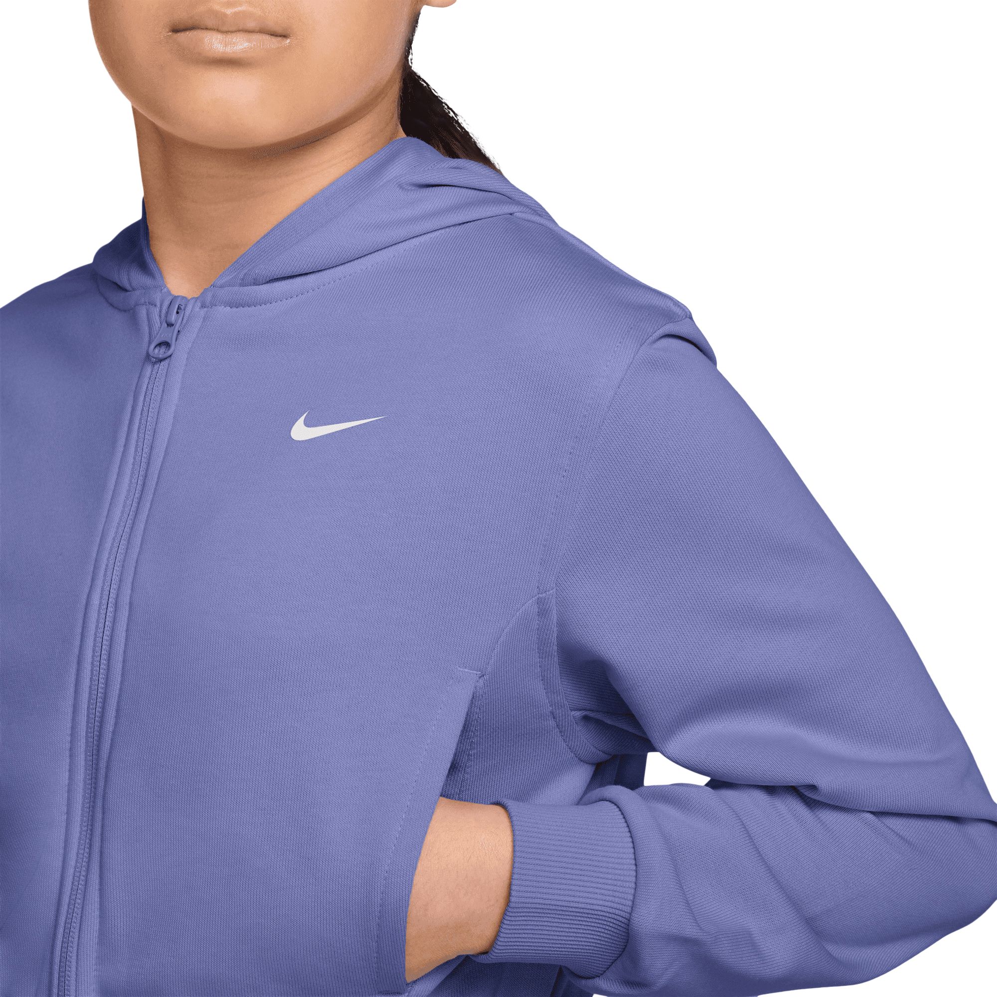 Nike Pro Girls' Dri-FIT Fleece Full Zip Hoodie