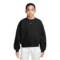 Nike Sportswear Kids' Studio Oversized Fleece Pullover Top Front_Flat