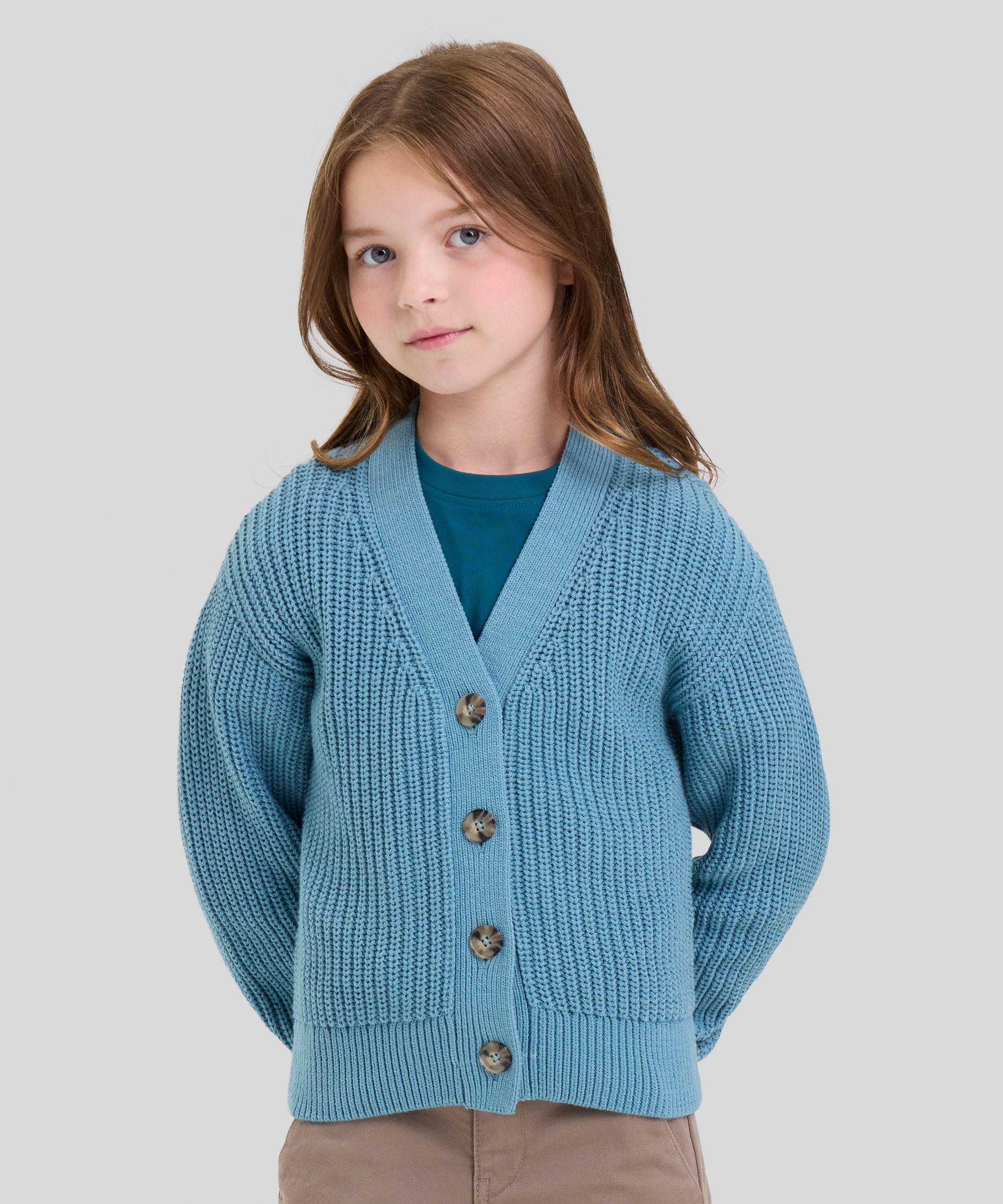 Ripzone Kids' Montreal Lightweight V-Neck Cardigan
