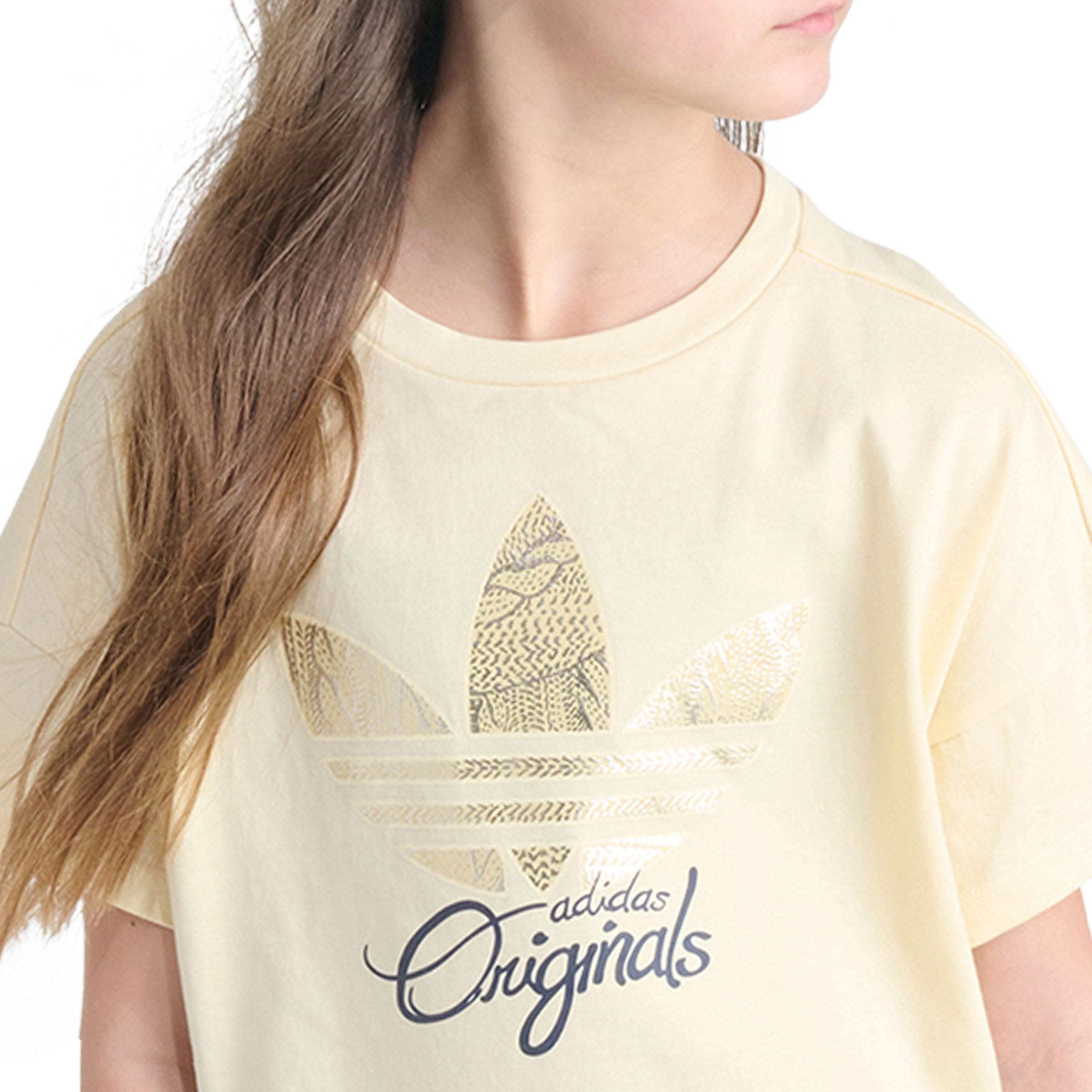 adidas Originals Girls' Sport 3-Stripe T-Shirt