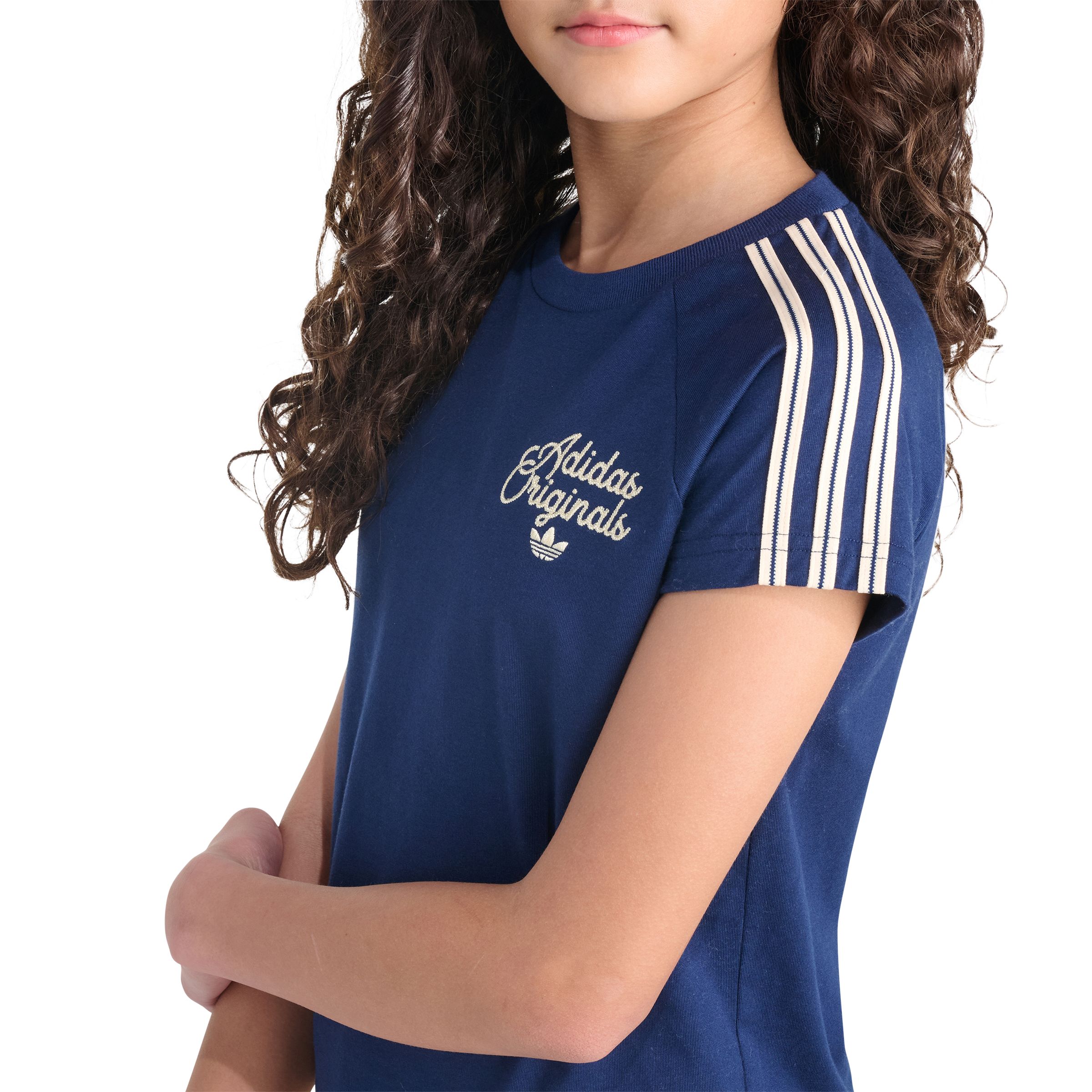 adidas Originals Girls' Sport 3-Stripe T-Shirt
