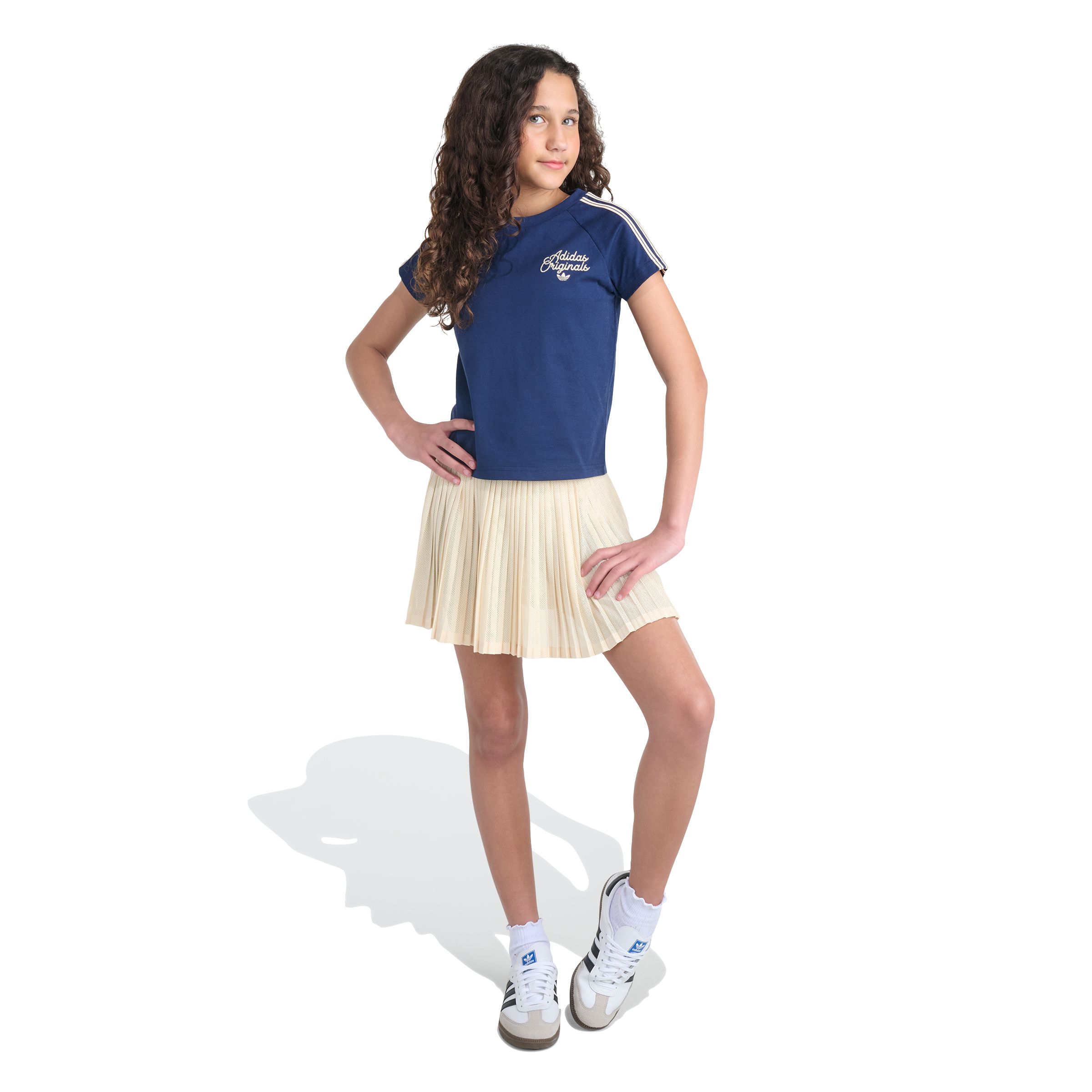 adidas Originals Girls' Sport 3-Stripe T-Shirt