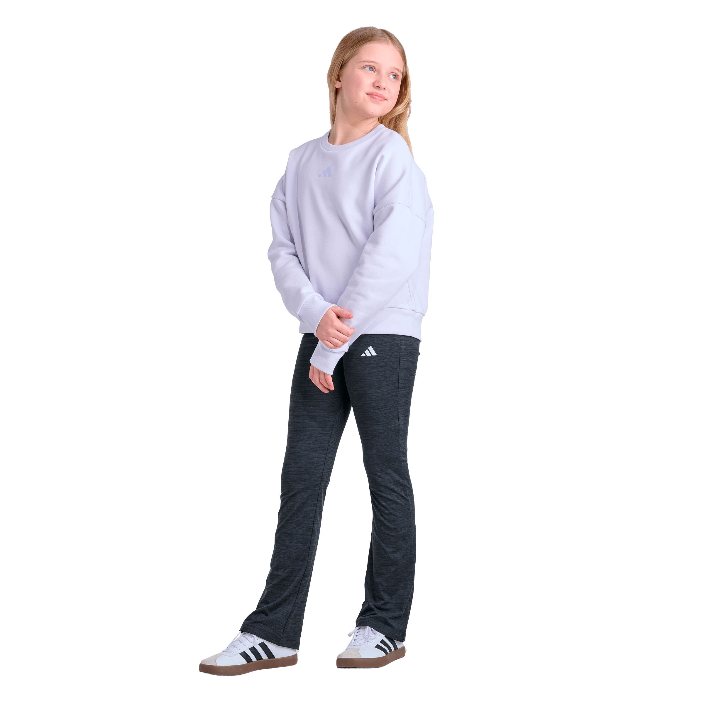 adidas Girls' Mini Logo Sweatshirt