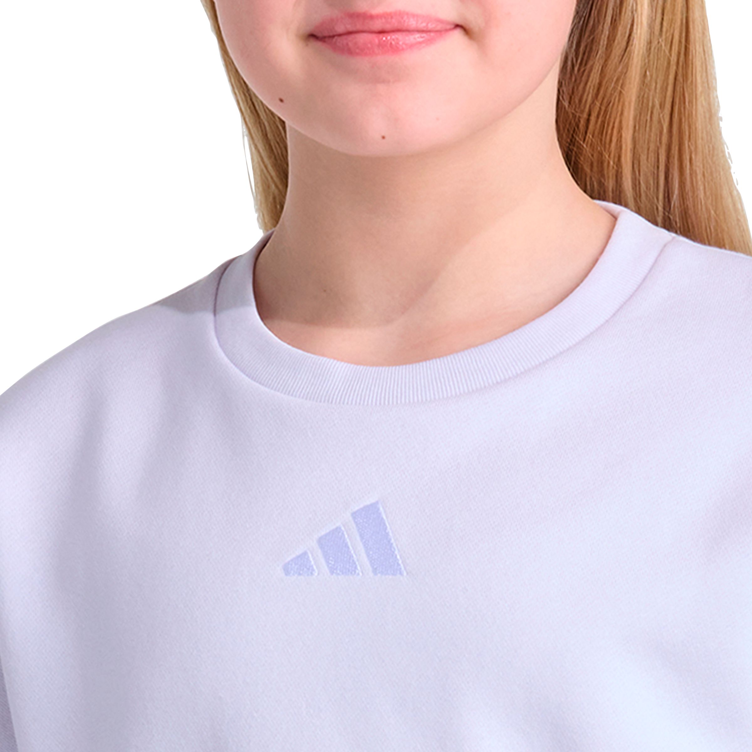 adidas Girls' Mini Logo Sweatshirt