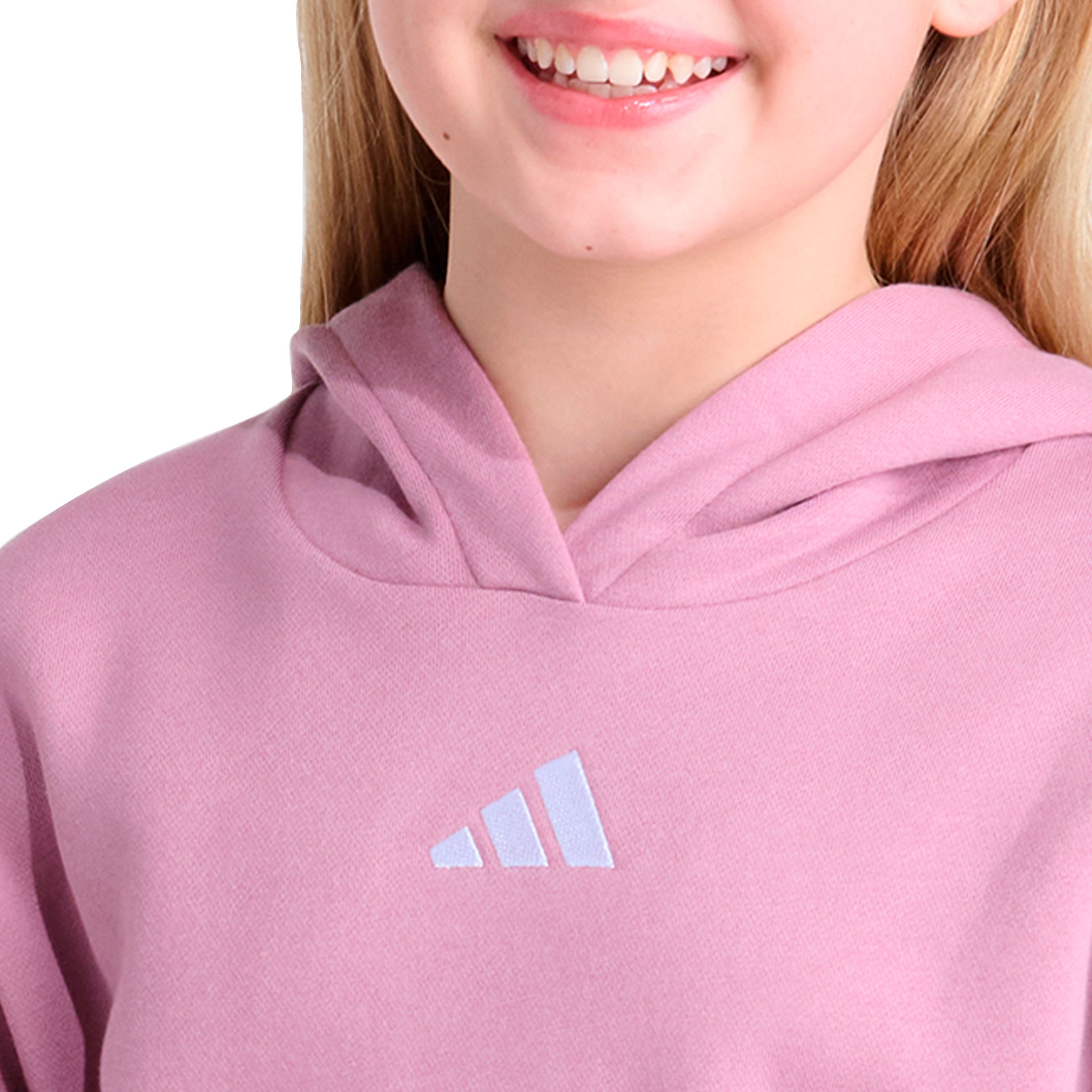 adidas Kids' Mini Logo Fleece Hoodie