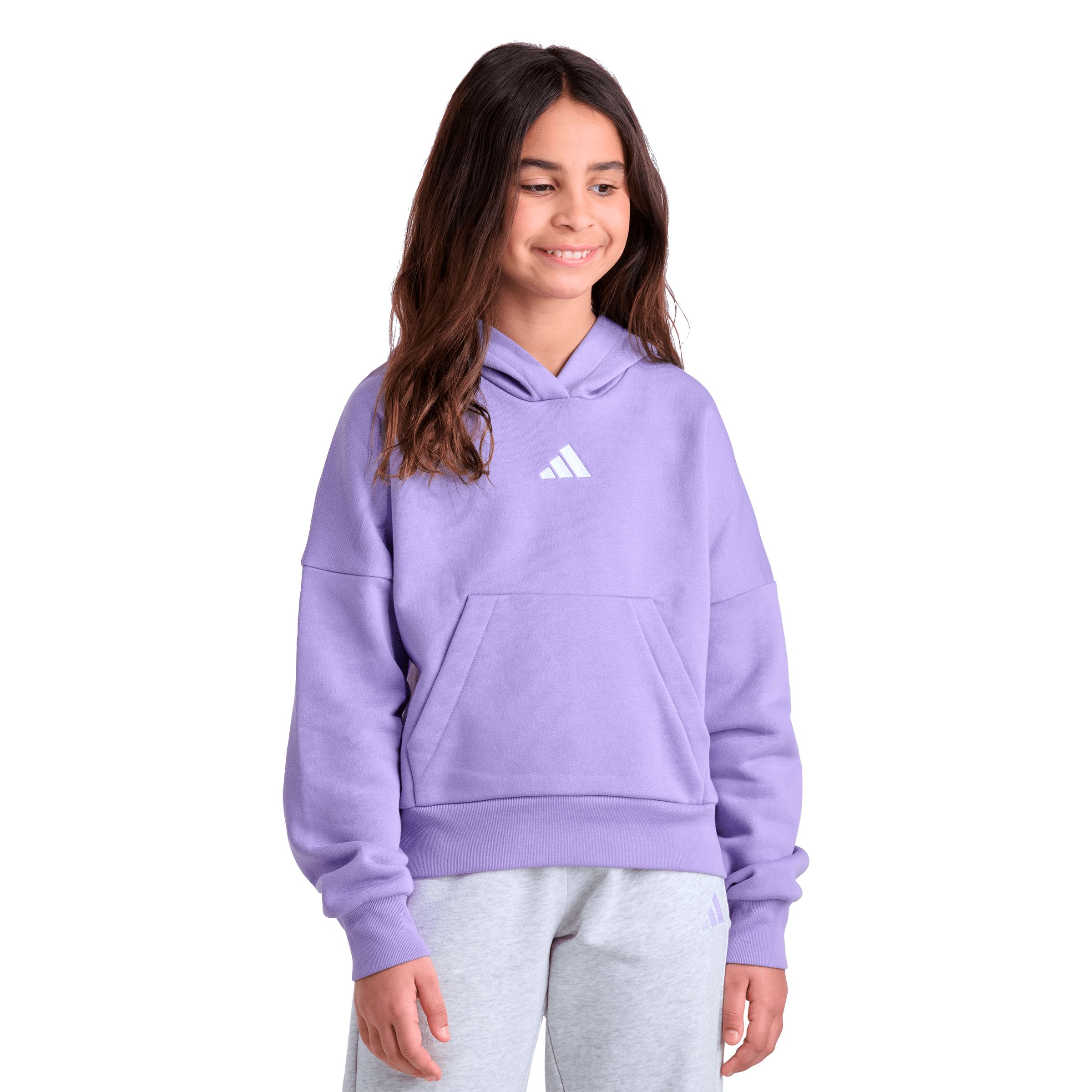 adidas Girls' Mini Logo Hoodie
