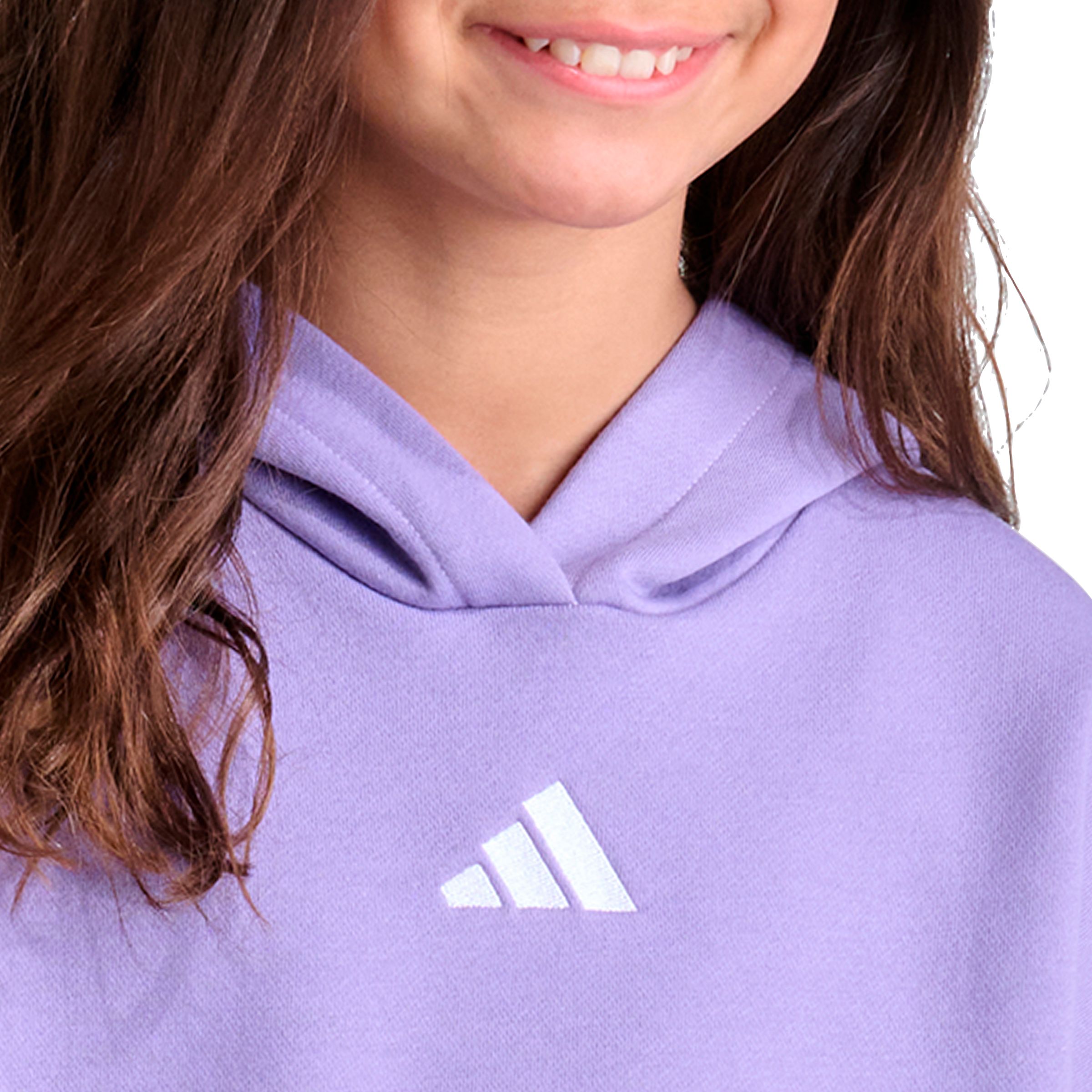 adidas Girls' Mini Logo Hoodie