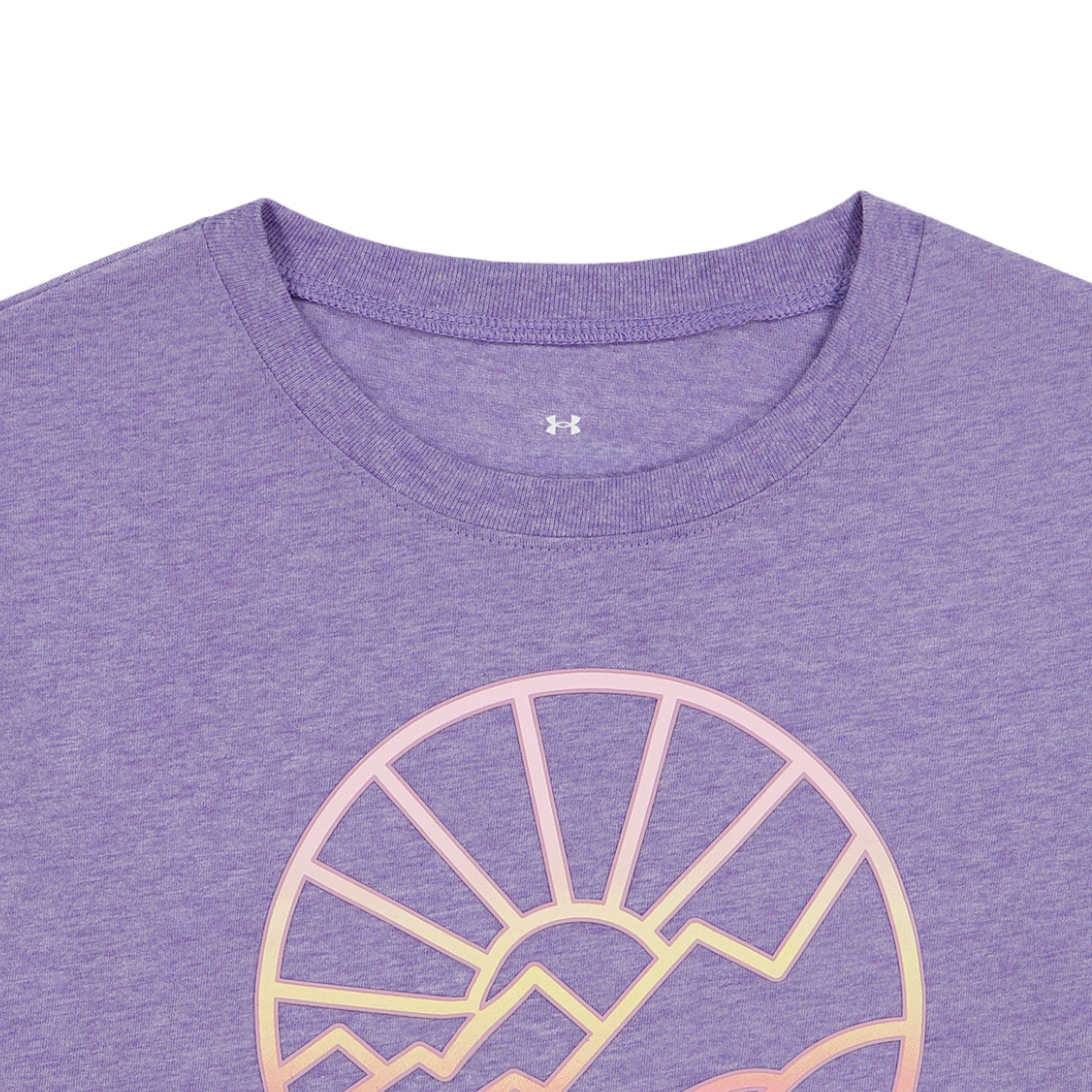 Under Armour Kids' Sunset Mountain Breathable Cotton T-shirt