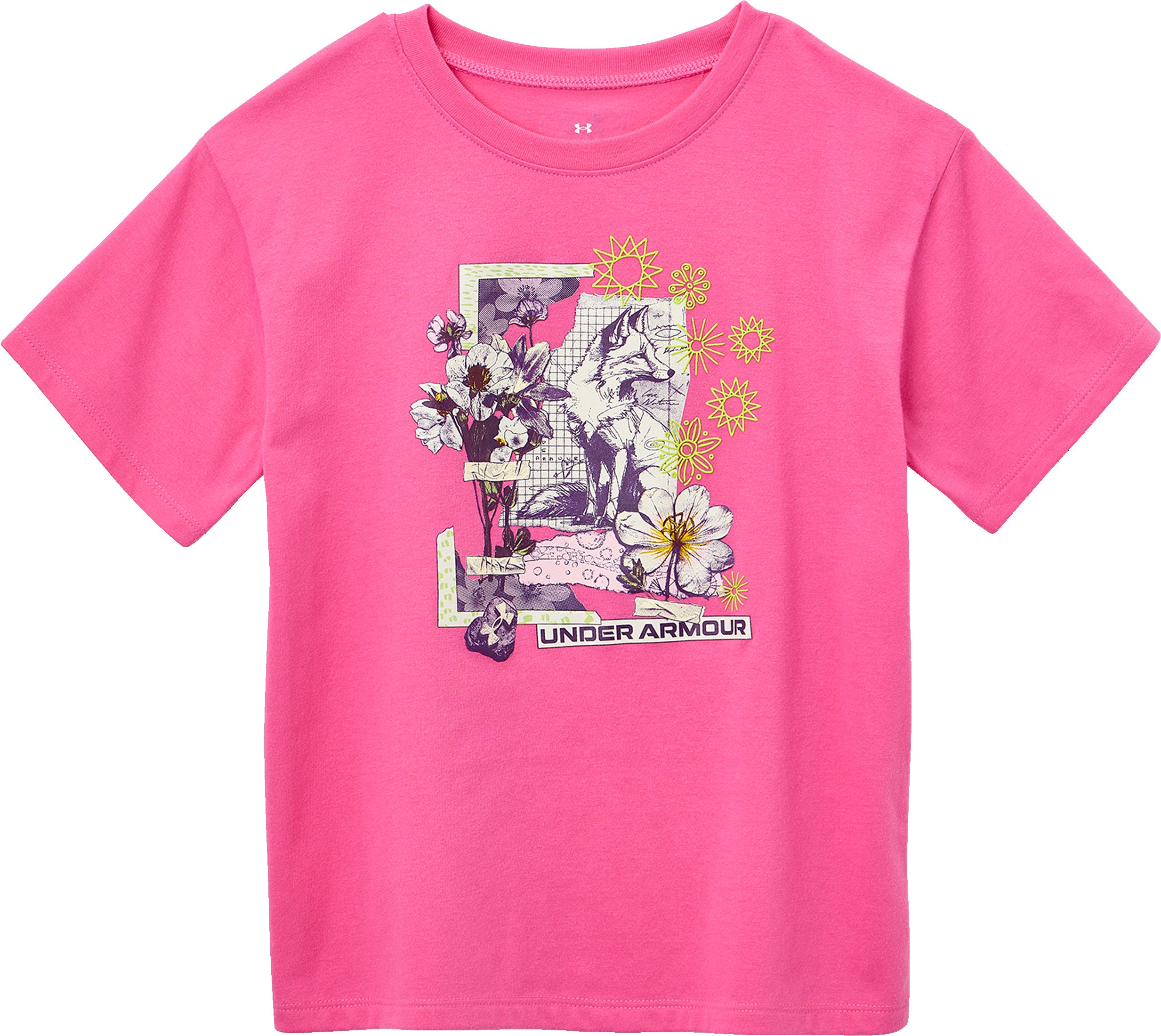 Under Armour Kids' Fox Collage Breathable Cotton T-shirt