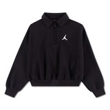 Jordan Kids' She's An All-star 1/2 Zip Kids' Half-Zip Hoodie Front_Flat