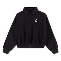 Jordan Kids' She's An All-star 1/2 Zip Kids' Half-Zip Hoodie Front_Flat