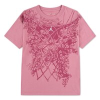 Jordan Kids' Michael Net Bouquet Short Sleeve Floral T-shirt Front_Flat