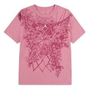 Jordan Kids' Michael Net Bouquet Short Sleeve Floral T-shirt