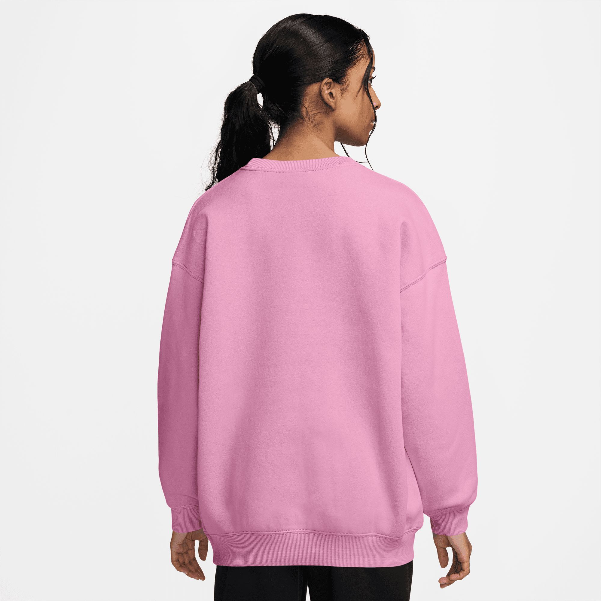 Nike Sportswear Girls' All Over Print Studio Fleece Oversized Sweatshirt