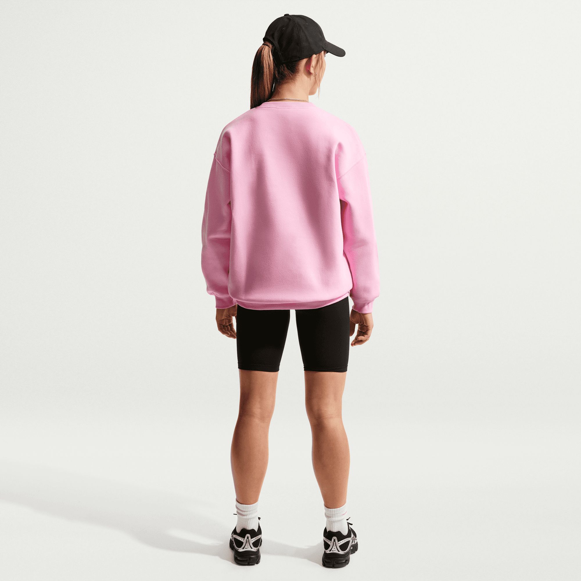 Nike Sportswear Kids' All Over Print Studio Fleece Oversized Sweatshirt