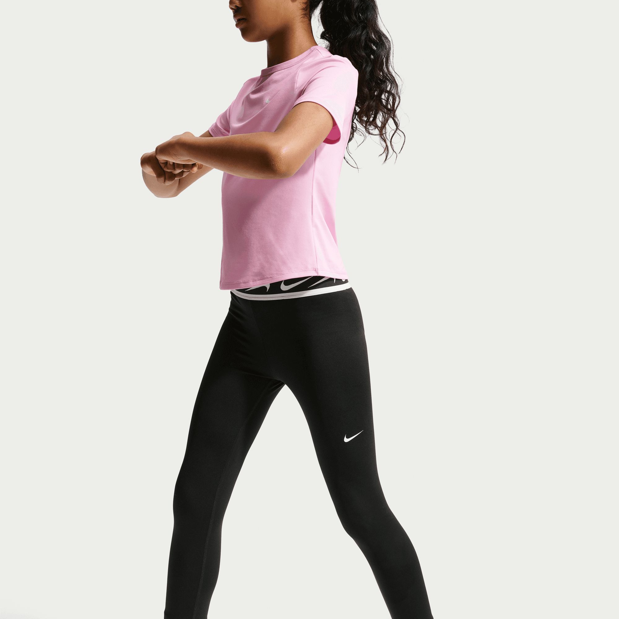 Nike Kids' Dash Medium Rise Fleece Leggings