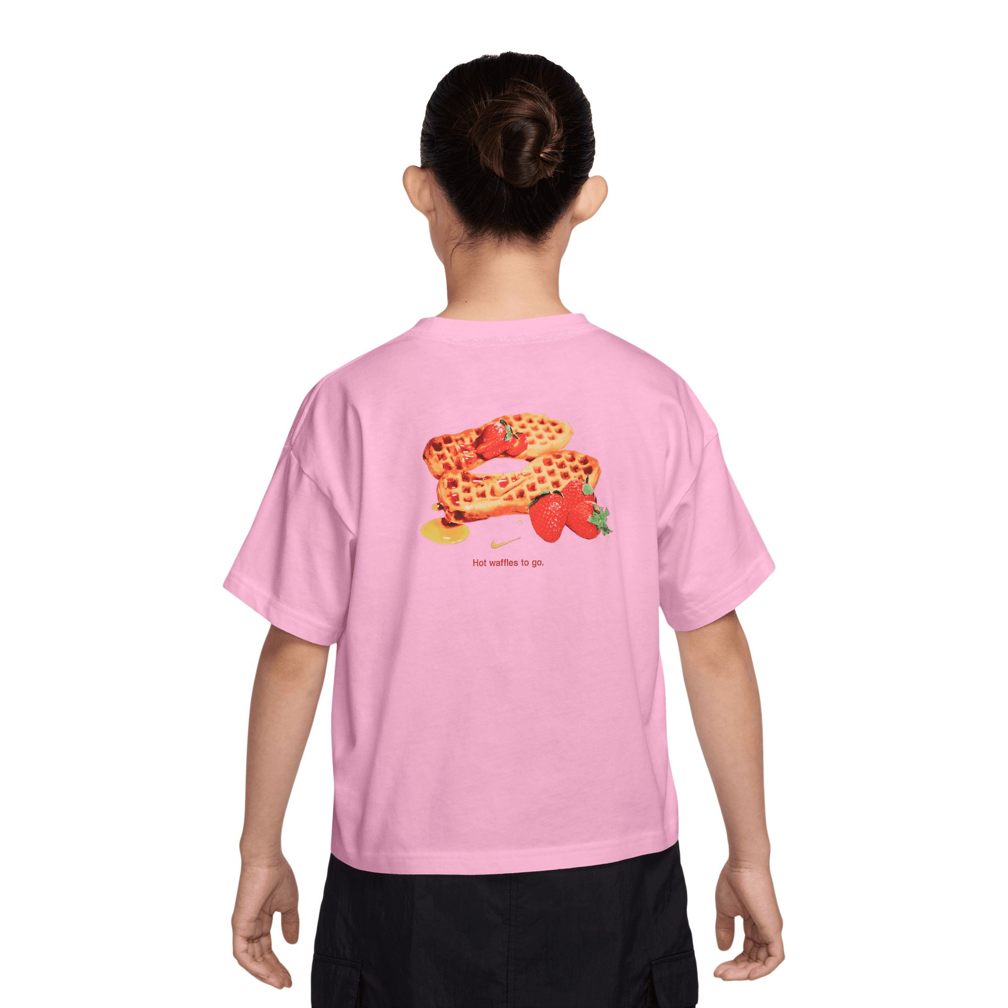 Nike Sportswear Girls' Boxy Waffles T-Shirt