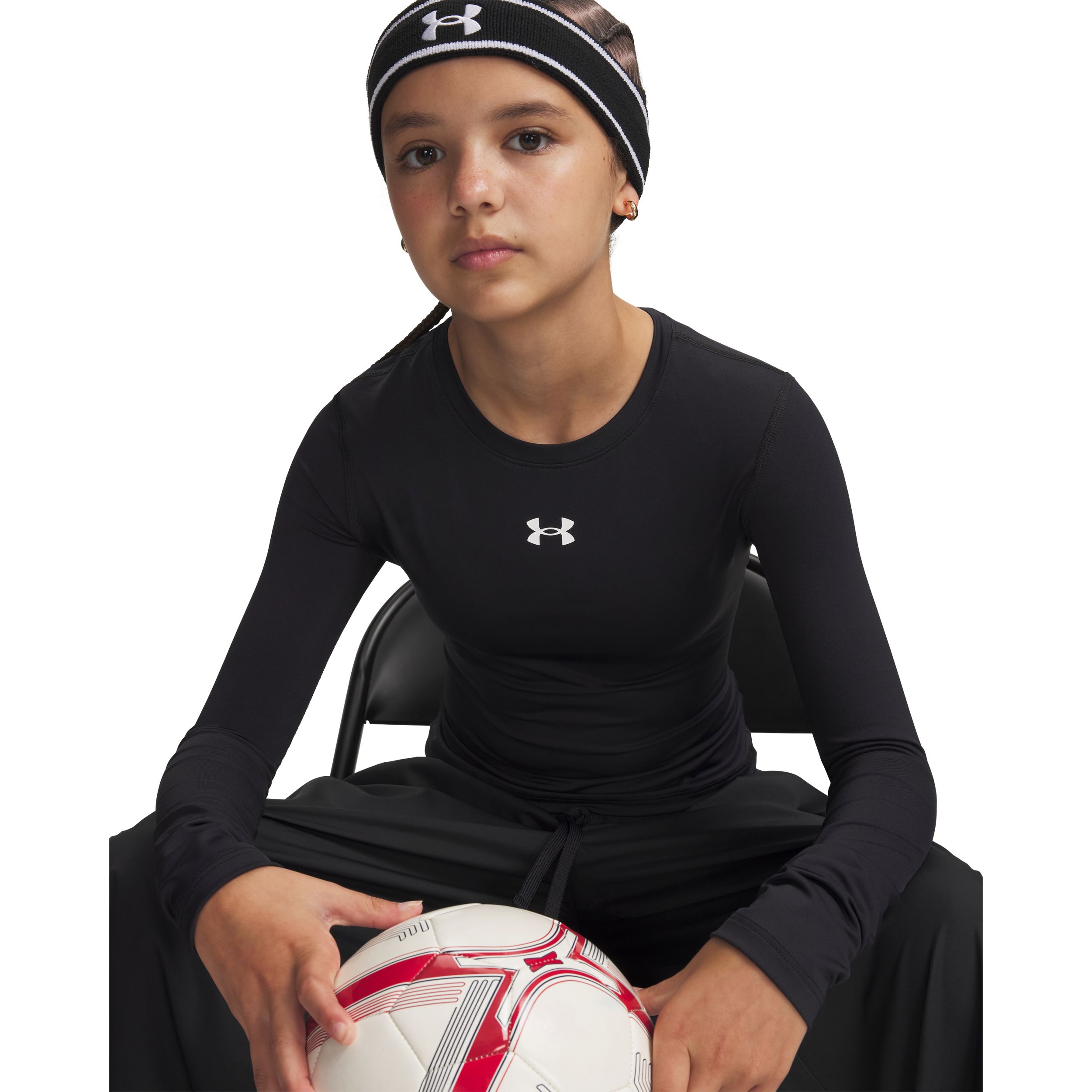 Under Armour Girls' HeatGear® Long Sleeve Shirt