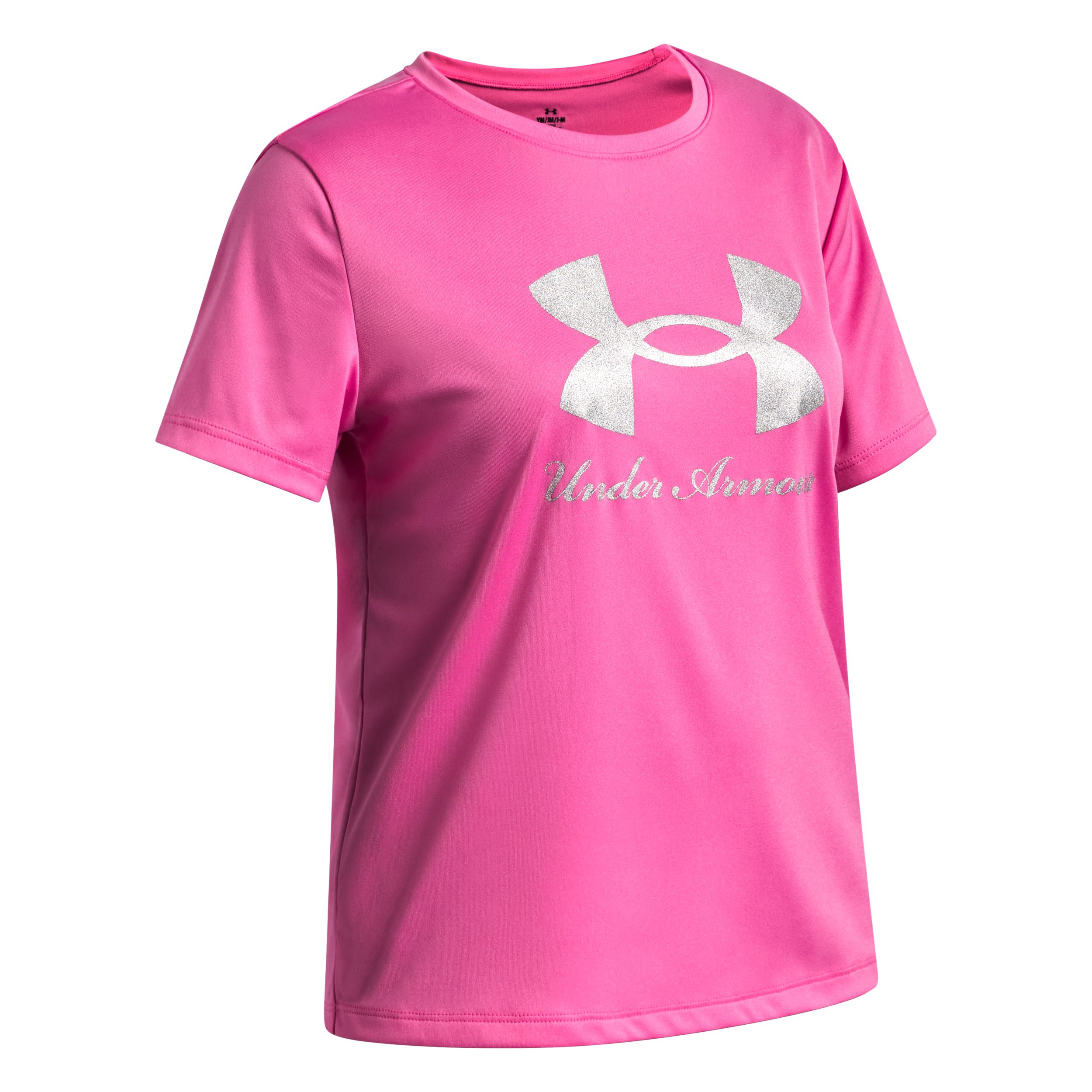 Under Armour Girls' Tech™ Shimmer Graphic T-Shirt
