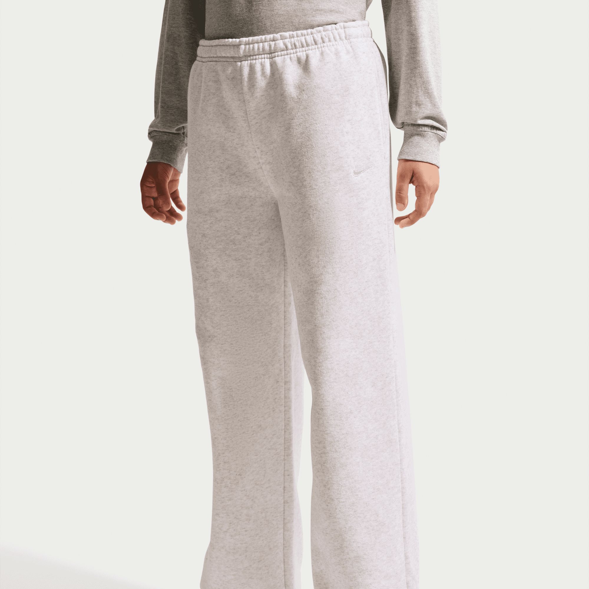 Nike Sportswear Girls' Studio Fleece Open Hem Pants