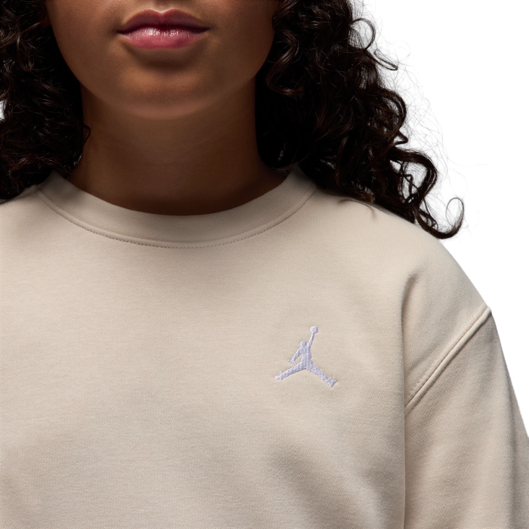 Jordan Girls' MJ Brooklyn Fleece Sweatshirt