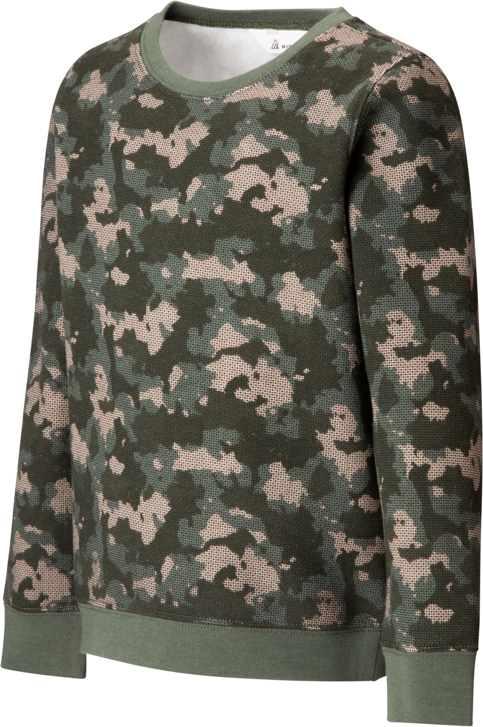 Ripzone Boys' 2-6 Cariboo All Over Print Sweatshirt