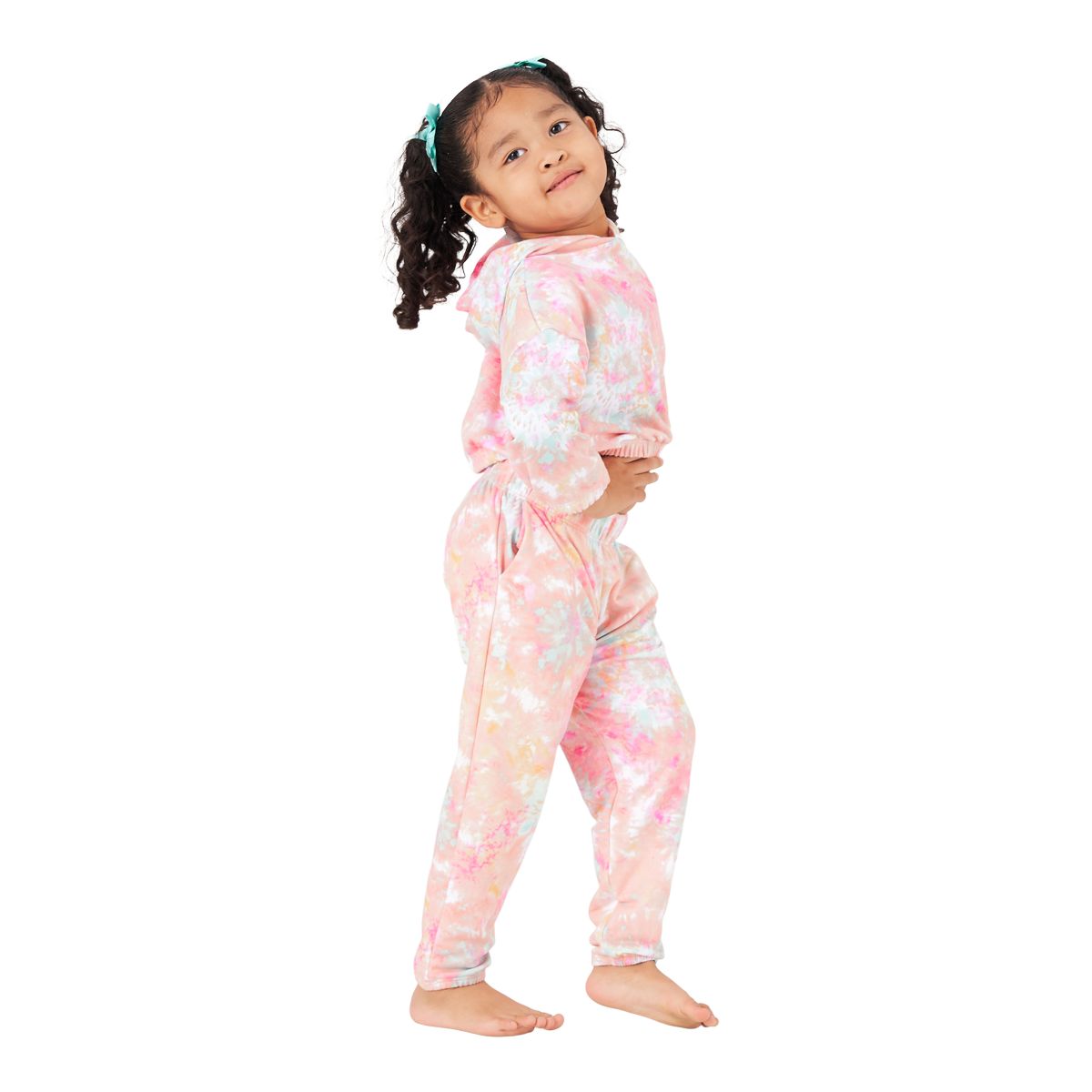 Onzie Kids' Toddler Girls' Evergreen Tie Dye Leggings, Casual, Stretch