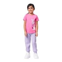 FWD Toddler Girls' Rabbit T Shirt Front_Flat