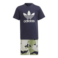 adidas Originals Toddler Boys' 4T-7 Camo T Shirt And Short Set Front_Flat