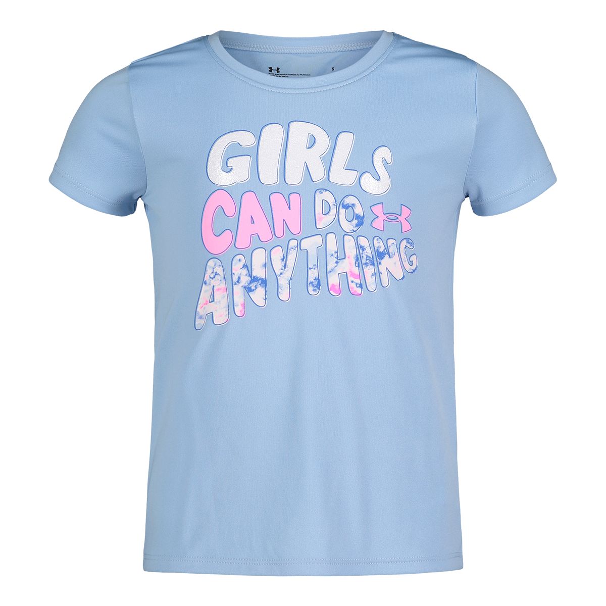 Under Armour Girls' 4-6X Can Do Anything T Shirt