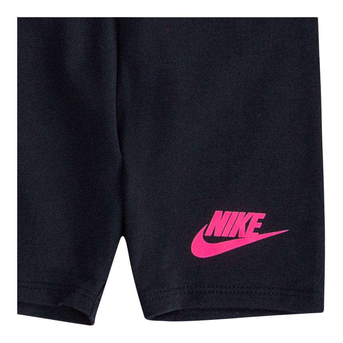 Nike Toddler Girls' 4-6X Boxy T Shirt and Bike Shorts Set